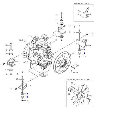 R110-7A MOTOR TAKOZU 11N6-08250